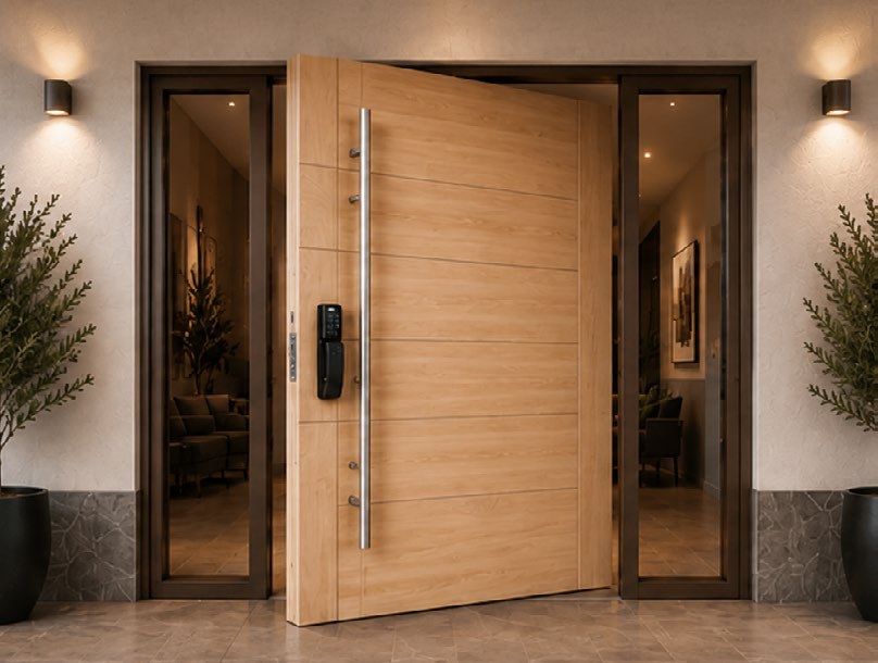 Horizontal Groove Light Oak